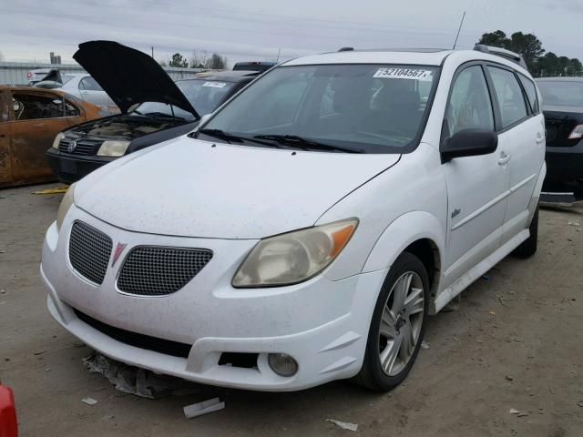 5Y2SL678X6Z414891 - 2006 PONTIAC VIBE WHITE photo 2