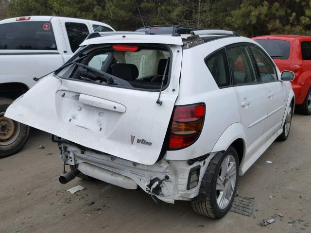 5Y2SL678X6Z414891 - 2006 PONTIAC VIBE WHITE photo 4