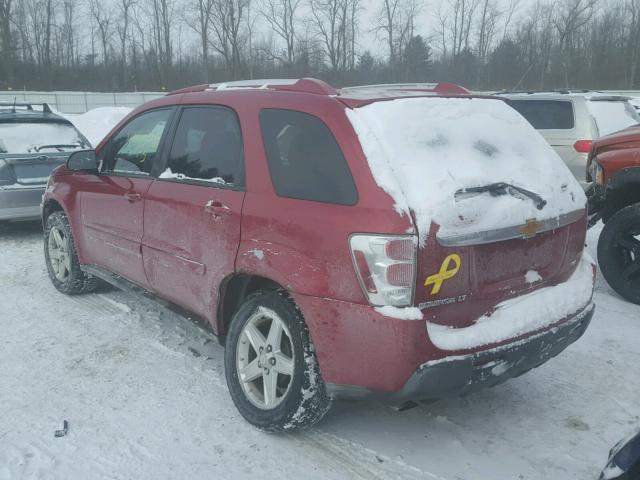 2CNDL73F266116457 - 2006 CHEVROLET EQUINOX LT RED photo 3