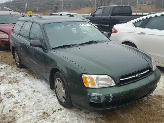 4S3BH635017306782 - 2001 SUBARU LEGACY L GREEN photo 1