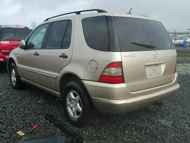 4JGAB54E01A264408 - 2001 MERCEDES-BENZ ML 320 GOLD photo 3