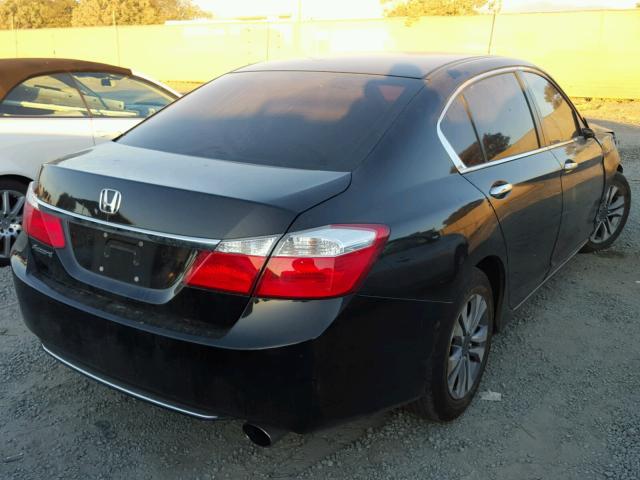 1HGCR2F33EA071700 - 2014 HONDA ACCORD LX BLACK photo 4