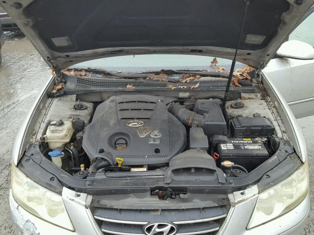 5NPET46F39H459460 - 2009 HYUNDAI SONATA GLS SILVER photo 7