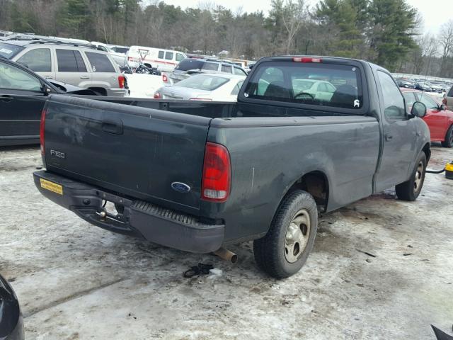 2FTRF17233CA94505 - 2003 FORD F150 GREEN photo 4