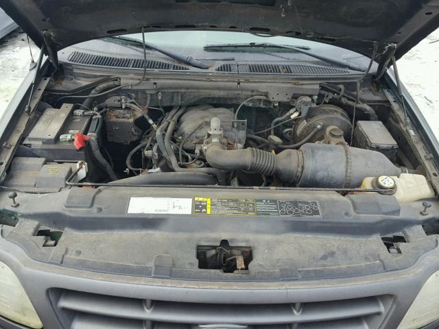 2FTRF17233CA94505 - 2003 FORD F150 GREEN photo 7