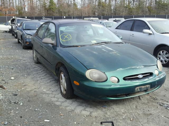 1FAFP53U9XG194763 - 1999 FORD TAURUS SE GREEN photo 1