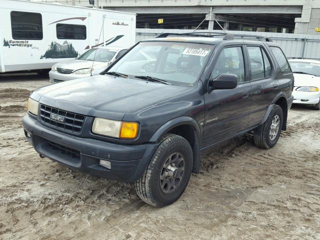 4S2CK58W8W4312229 - 1998 ISUZU RODEO S BLACK photo 2