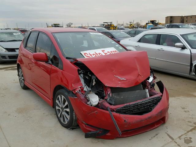 JHMGE8H62DC007204 - 2013 HONDA FIT SPORT RED photo 1