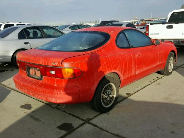 JT2ST87N8L0028447 - 1990 TOYOTA CELICA GT RED photo 4