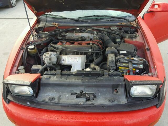 JT2ST87N8L0028447 - 1990 TOYOTA CELICA GT RED photo 7