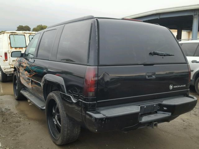 1GYEK63R9YR227394 - 2000 CADILLAC ESCALADE L BLACK photo 3