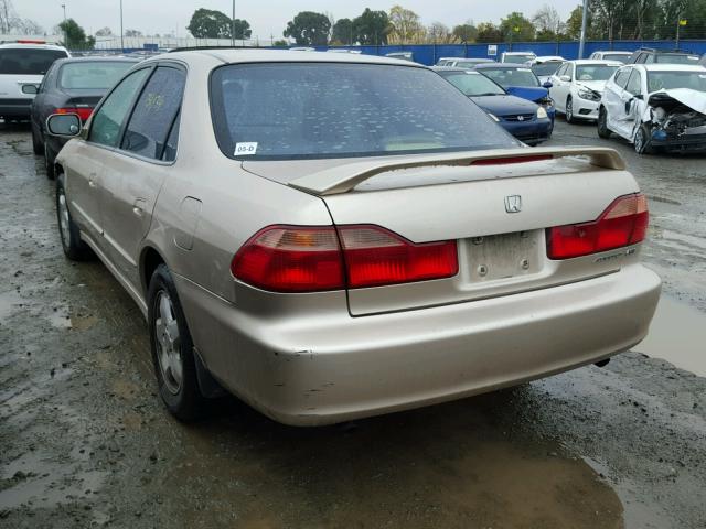 1HGCG1657YA014292 - 2000 HONDA ACCORD EX BEIGE photo 3