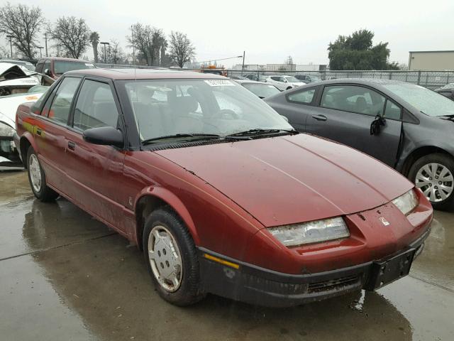 1G8ZG5596PZ152596 - 1993 SATURN SL1 BURGUNDY photo 1