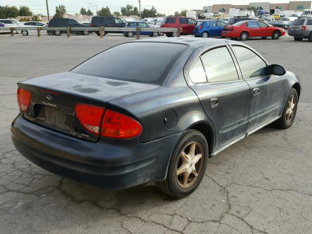 1G3NF52E1YC311179 - 2000 OLDSMOBILE ALERO GLS BLUE photo 4