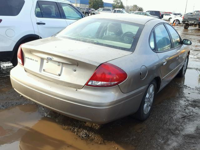 1FAFP53224A199364 - 2004 FORD TAURUS SE TAN photo 4