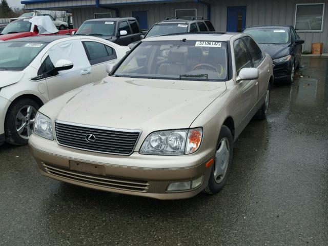 JT8BH28F9W0123583 - 1998 LEXUS LS 400 BEIGE photo 2