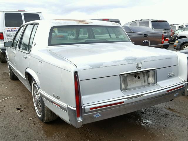 1G6CD53B6N4206275 - 1992 CADILLAC DEVILLE SILVER photo 3