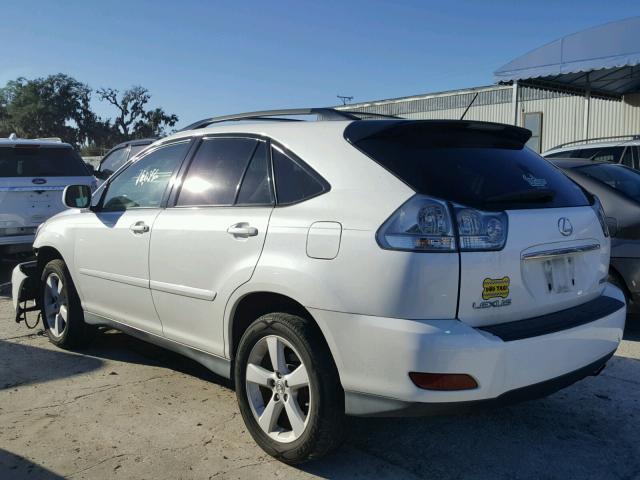 2T2GK31U57C016217 - 2007 LEXUS RX 350 WHITE photo 3