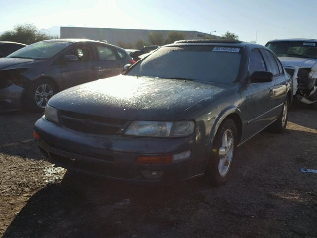 JN1CA21D9WT536141 - 1998 NISSAN MAXIMA GLE GREEN photo 2