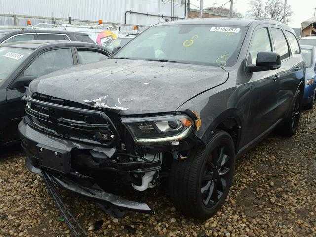 1C4RDJDG4HC611409 - 2017 DODGE DURANGO GT GRAY photo 2