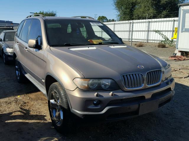 5UXFB53525LV15921 - 2005 BMW X5 4.4I GOLD photo 1