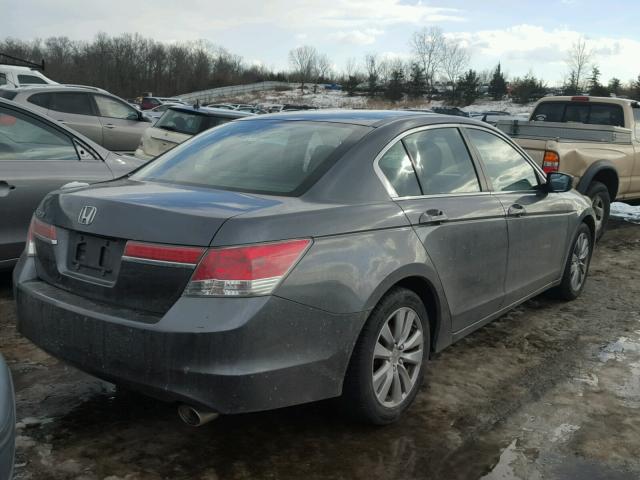 1HGCP2F78CA154920 - 2012 HONDA ACCORD EX GRAY photo 4