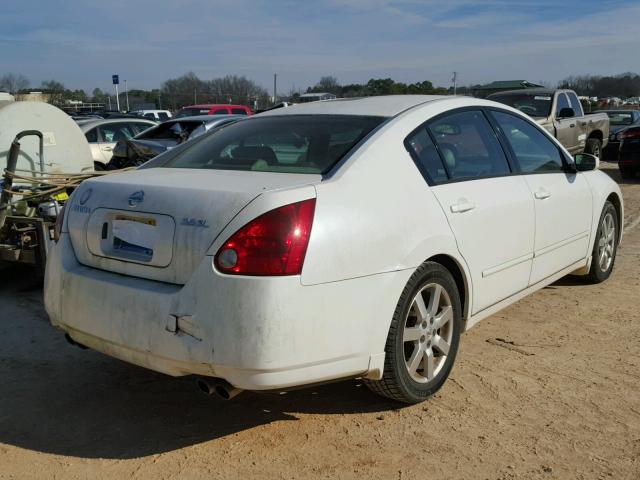 1N4BA41E46C866496 - 2006 NISSAN MAXIMA SE WHITE photo 4