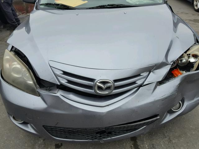 JM1BK143651344785 - 2005 MAZDA 3 HATCHBAC GRAY photo 7