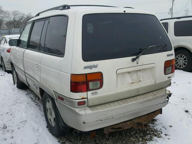 JM3LV5231W0843756 - 1998 MAZDA MPV WAGON WHITE photo 3