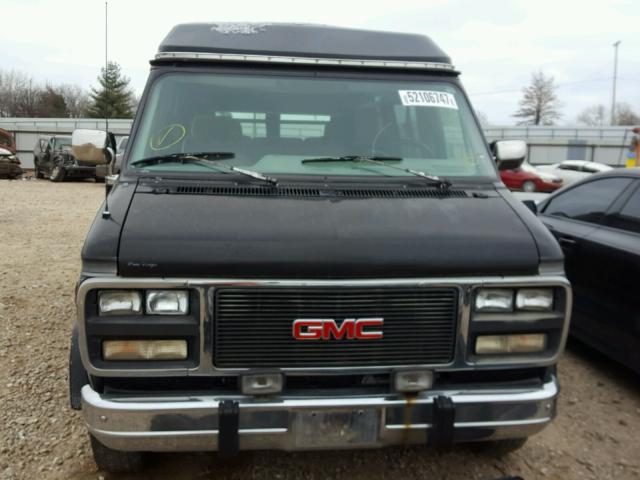 1GDEG25K0SF531962 - 1995 GMC RALLY WAGO BLACK photo 9