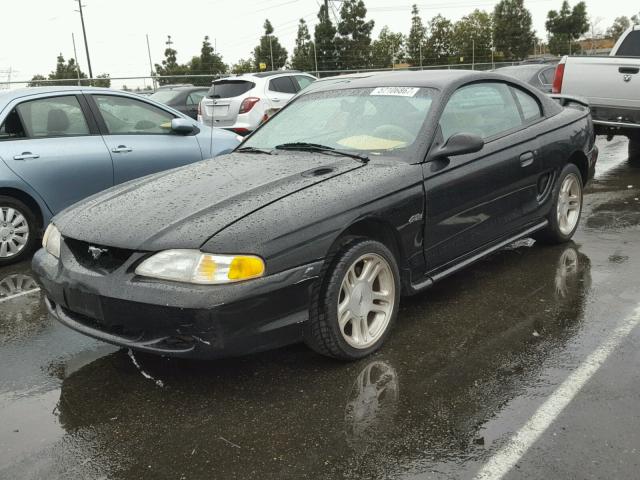 1FAFP42X3WF128669 - 1998 FORD MUSTANG GT BLACK photo 2