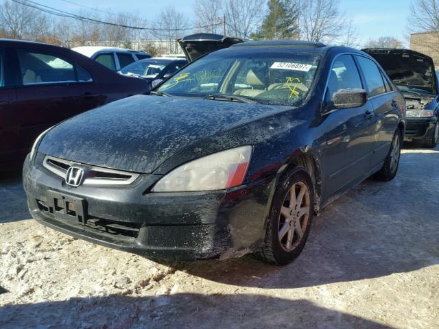 1HGCM66543A089787 - 2003 HONDA ACCORD EX BLACK photo 2