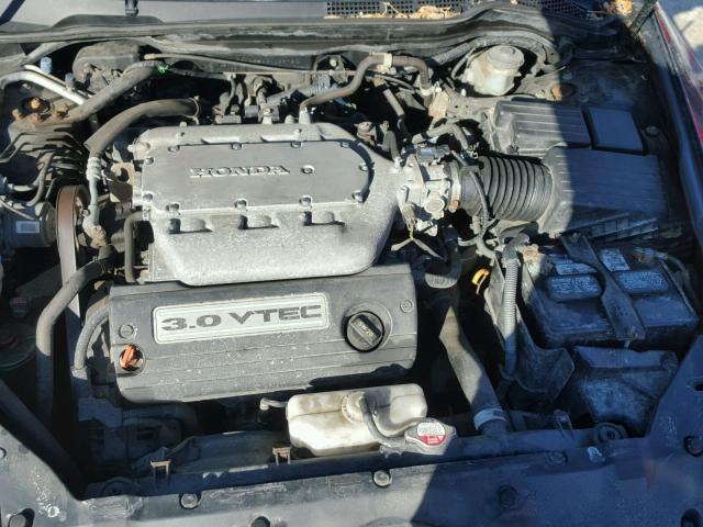 1HGCM66543A089787 - 2003 HONDA ACCORD EX BLACK photo 7