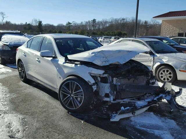 JN1BV7AR1EM682468 - 2014 INFINITI Q50 BASE WHITE photo 1