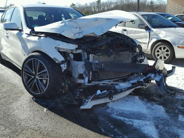 JN1BV7AR1EM682468 - 2014 INFINITI Q50 BASE WHITE photo 9