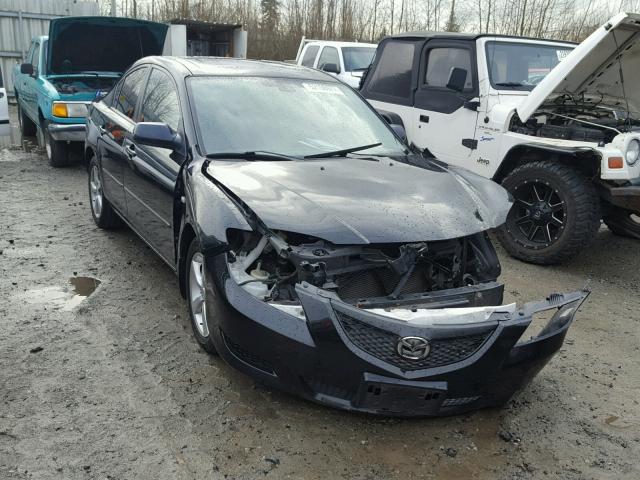 JM1BK12F441108115 - 2004 MAZDA 3 I BLACK photo 1