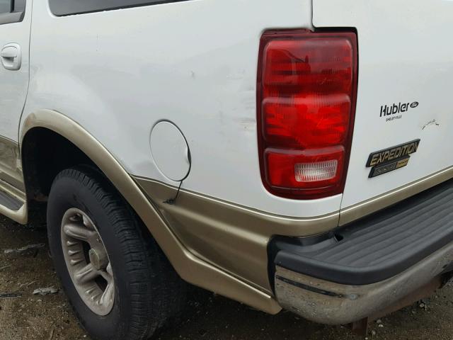 1FMPU16L7YLA46215 - 2000 FORD EXPEDITION WHITE photo 9