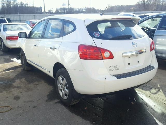 JN8AS5MTXCW251419 - 2012 NISSAN ROGUE S WHITE photo 3