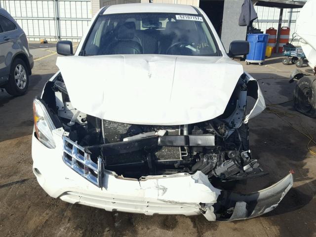 JN8AS5MTXCW251419 - 2012 NISSAN ROGUE S WHITE photo 9