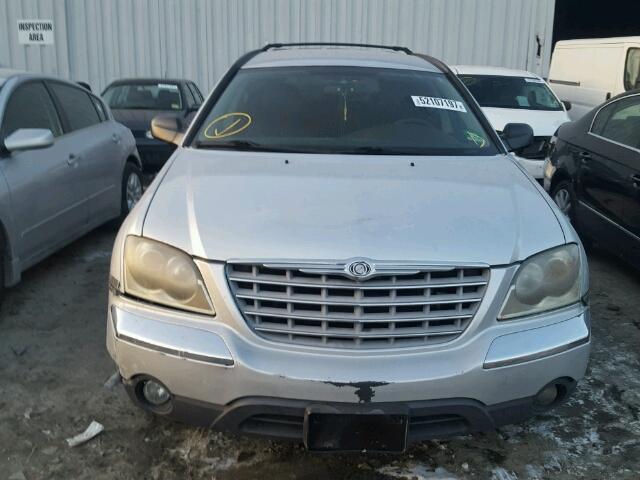 2C8GF68494R313825 - 2004 CHRYSLER PACIFICA SILVER photo 9