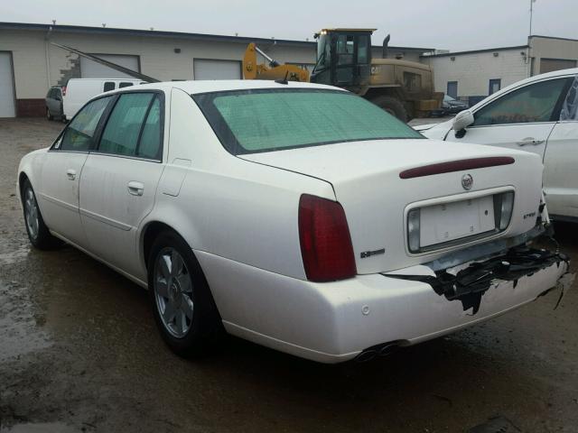 1G6KF57965U195078 - 2005 CADILLAC DEVILLE DT WHITE photo 3