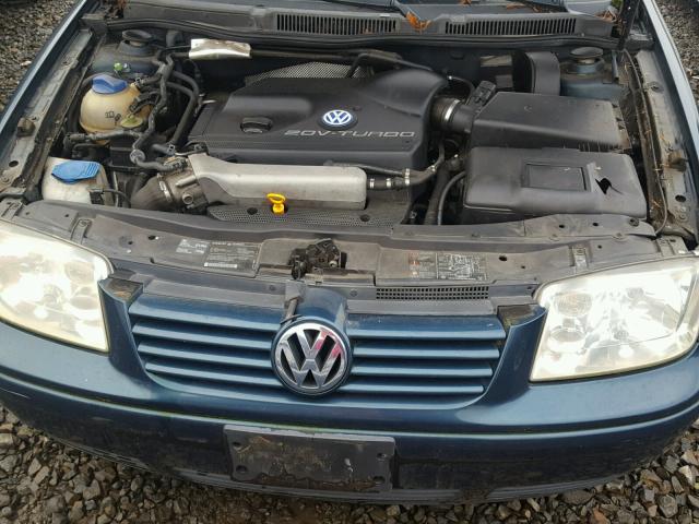 3VWSC29M71M042663 - 2001 VOLKSWAGEN JETTA GLS GREEN photo 7