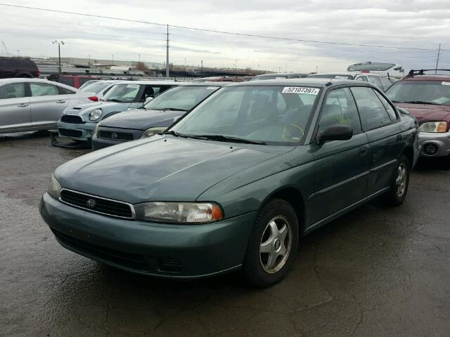 4S3BD4350T7900176 - 1996 SUBARU LEGACY L TEAL photo 2