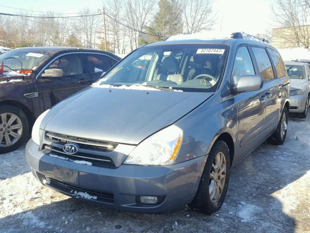 KNDMB233576159908 - 2007 KIA SEDONA EX GRAY photo 2