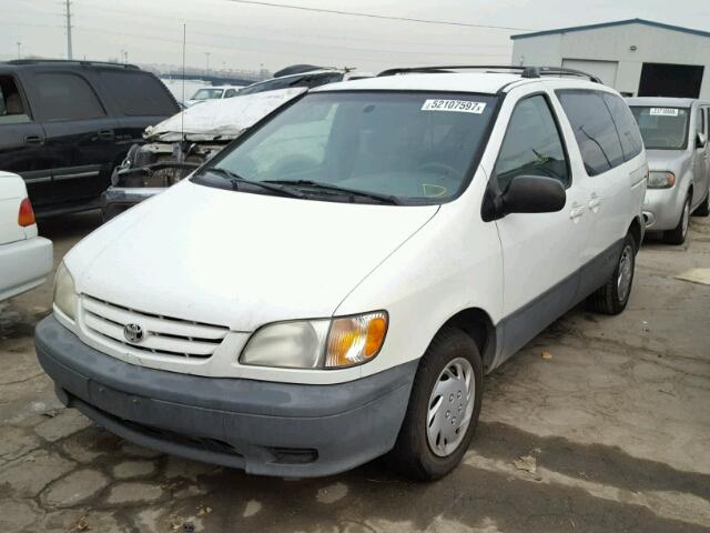 4T3ZF19C33U528429 - 2003 TOYOTA SIENNA CE YELLOW photo 2