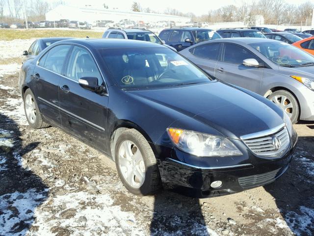 JH4KB16575C012923 - 2005 ACURA RL BLACK photo 1