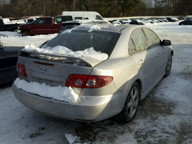 1YVHP84C355M28053 - 2005 MAZDA 6 I SILVER photo 4