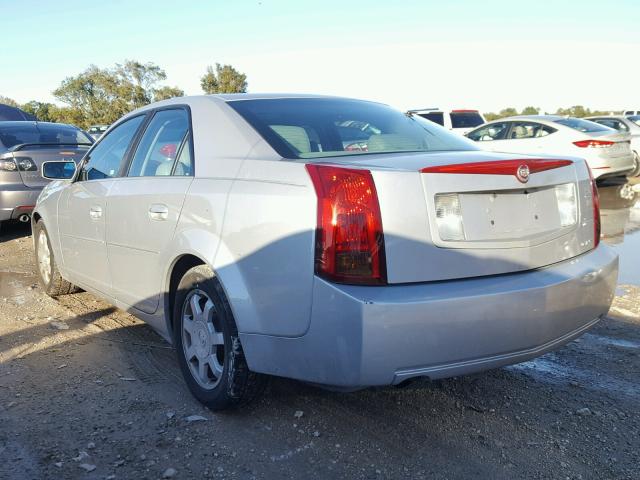 1G6DM57N530147006 - 2003 CADILLAC CTS SILVER photo 3