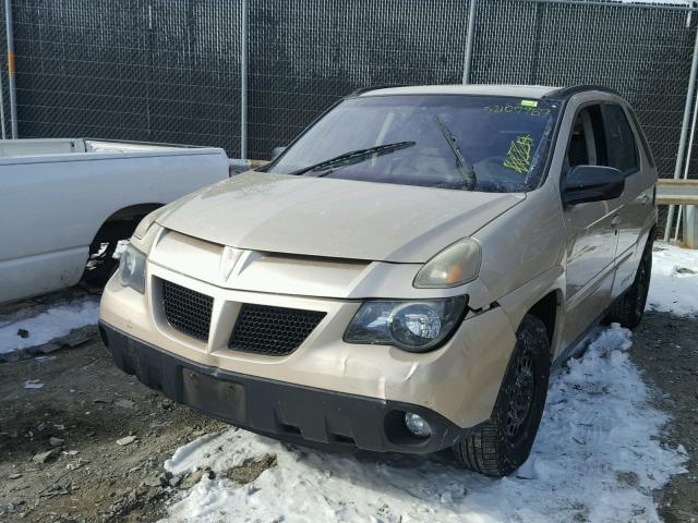 3G7DA03E53S574577 - 2003 PONTIAC AZTEK GOLD photo 2