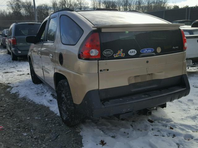 3G7DA03E53S574577 - 2003 PONTIAC AZTEK GOLD photo 3